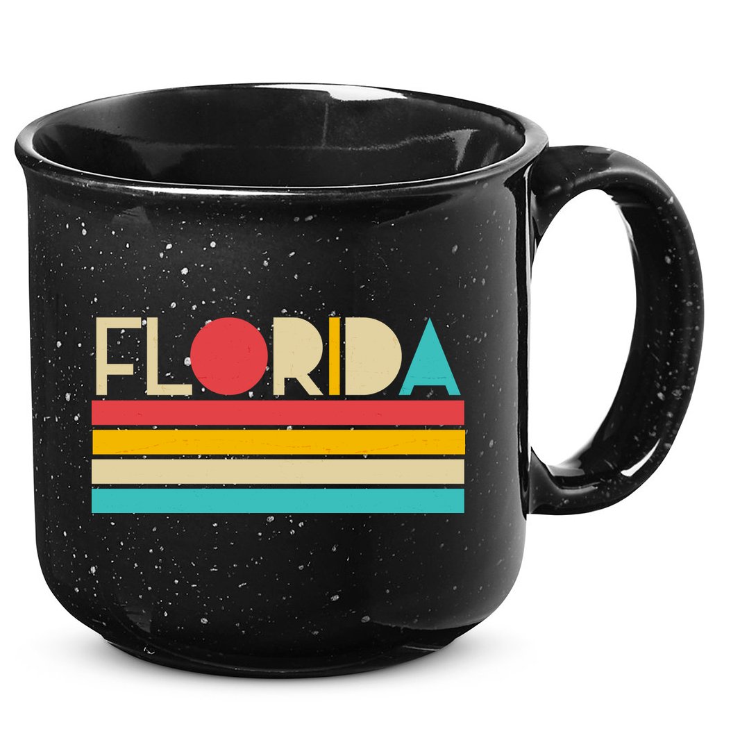 Retro Colors Florida 15oz Campfire Ceramic Mug