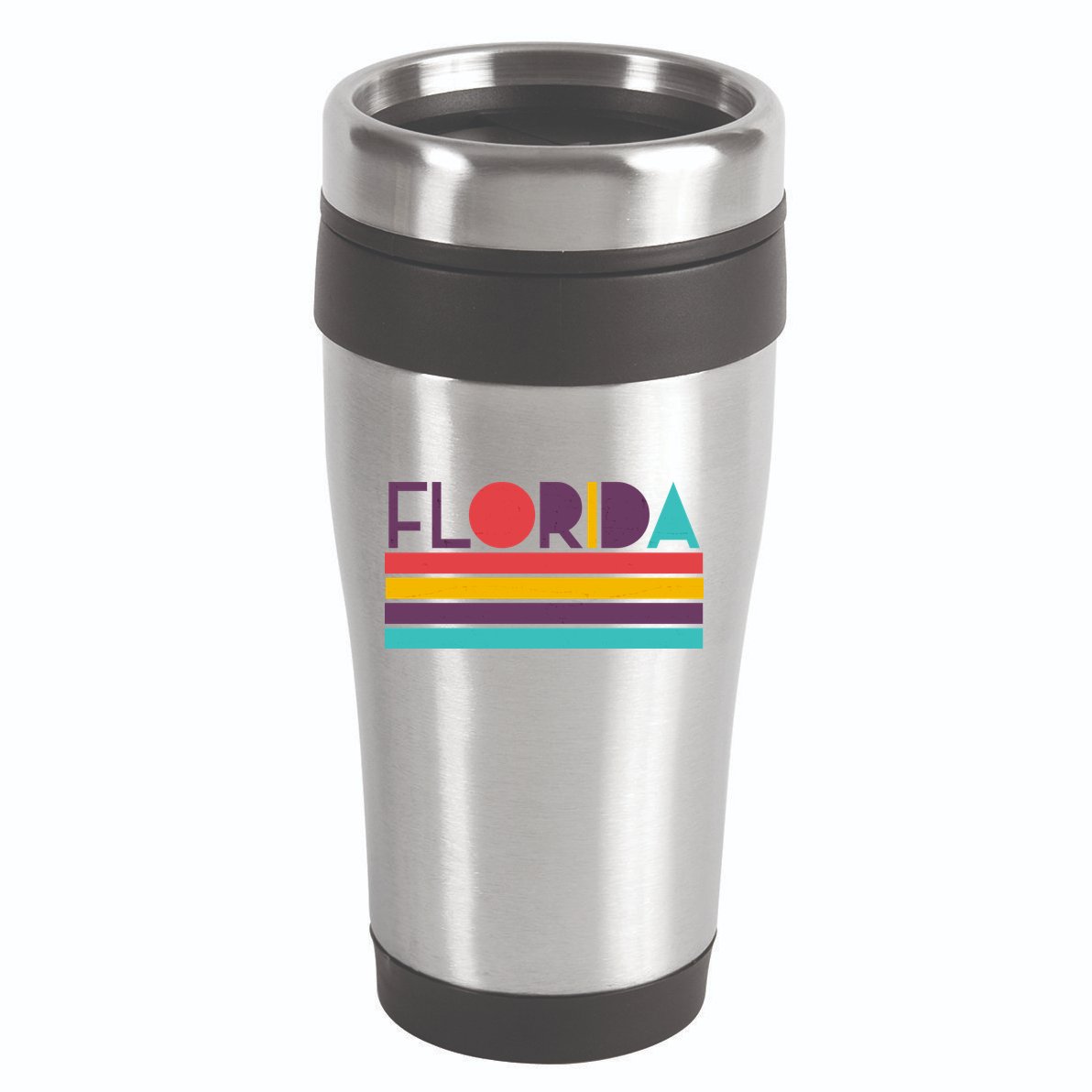 Retro Colors Florida 16oz Travel Tumbler