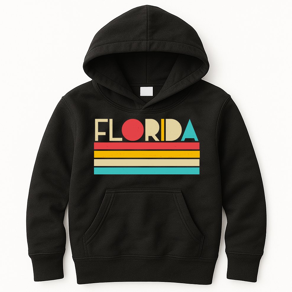 Retro Colors Florida Kids Hoodie