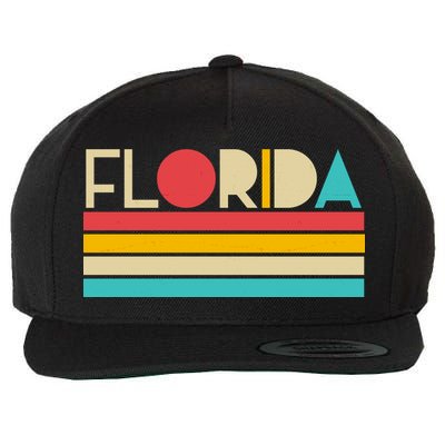 Retro Colors Florida Wool Snapback Cap