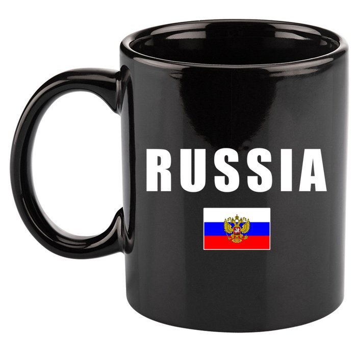 Russia Country Flag 11oz C Handle Ceramic Mug
