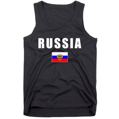 Russia Country Flag Tank Top