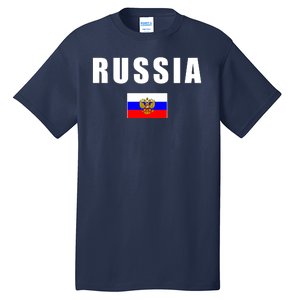 Russia Country Flag Tall T-Shirt