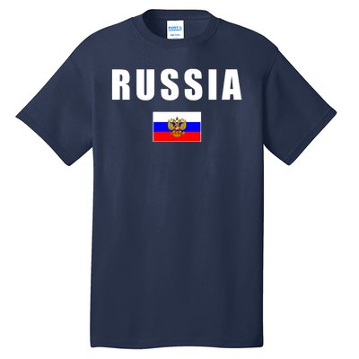 Russia Country Flag Tall T-Shirt