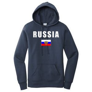 Russia Country Flag Women's Pullover Hoodie