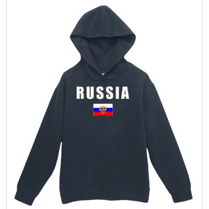 Russia Country Flag Urban Pullover Hoodie