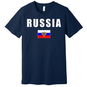 Russia Country Flag Premium T-Shirt