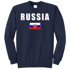 Russia Country Flag Tall Sweatshirt