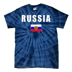 Russia Country Flag Tie-Dye T-Shirt