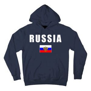 Russia Country Flag Tall Hoodie