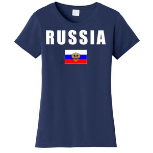 Russia Country Flag Women's T-Shirt