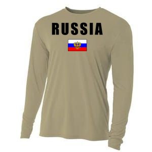 Russia Country Flag Cooling Performance Long Sleeve Crew