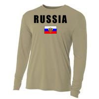 Russia Country Flag Cooling Performance Long Sleeve Crew