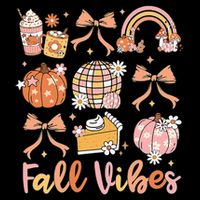 Retro Coffee Fall Vibes Autumn Coquette Pumpkin Thanksgiving Mousepad