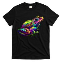 Realistic Colorful Frog Abstract Pose T-Shirt