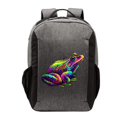 Realistic Colorful Frog Abstract Pose Vector Backpack