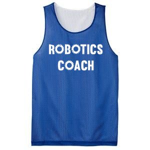 Robotics Coach Funny Engineer Engineering Gift Robotics Meaningful Gift Mesh Reversible Basketball Jersey Tank