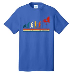 Rock Climbing Funny Evolution Of Man Rock Climber Gift Tall T-Shirt