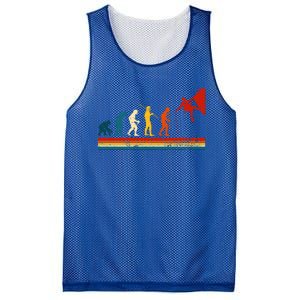 Rock Climbing Funny Evolution Of Man Rock Climber Gift Mesh Reversible Basketball Jersey Tank