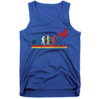 Rock Climbing Funny Evolution Of Man Rock Climber Gift Tank Top