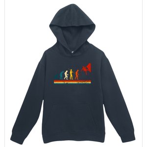 Rock Climbing Funny Evolution Of Man Rock Climber Gift Urban Pullover Hoodie