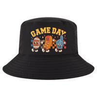 Retro Cartoon Football Game Day Cool Comfort Performance Bucket Hat