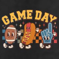 Retro Cartoon Football Game Day Cool Comfort Performance Bucket Hat