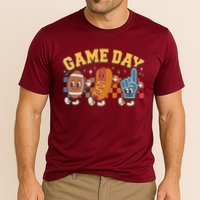 Retro Cartoon Football Game Day Cooling Performance Crew T-Shirt