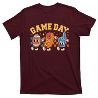 Retro Cartoon Football Game Day T-Shirt