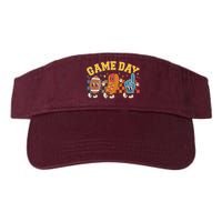 Retro Cartoon Football Game Day Visor
