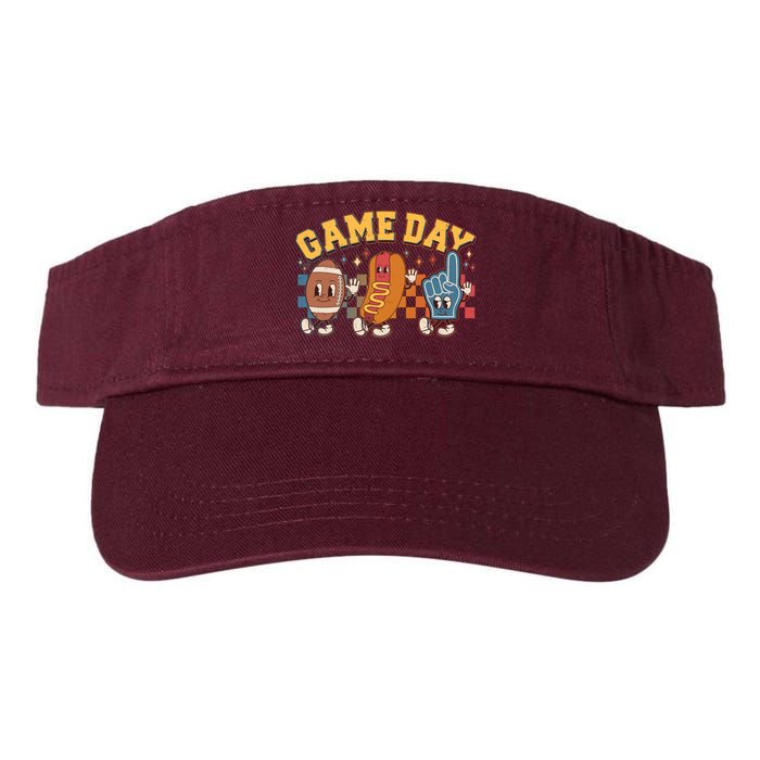 Retro Cartoon Football Game Day Visor