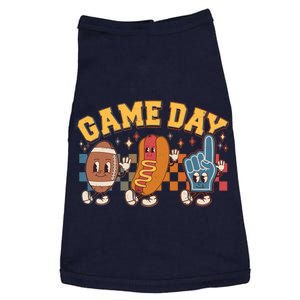 Retro Cartoon Football Game Day Doggie Tank