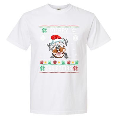 Rottweiler Christmas Funny Dog Lover Xmas Ugly Sweater Meaningful Gift Garment-Dyed Heavyweight T-Shirt