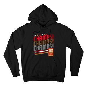 Retro Champs Florida Hockey 2024 Hoodie