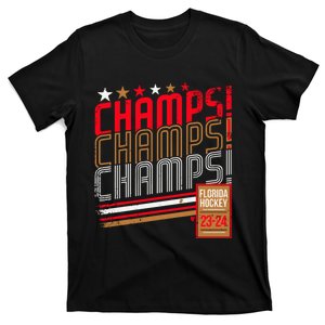 Retro Champs Florida Hockey 2024 T-Shirt