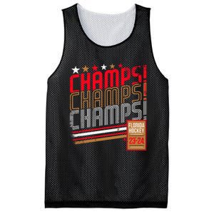 Retro Champs Florida Hockey 2024 Mesh Reversible Basketball Jersey Tank