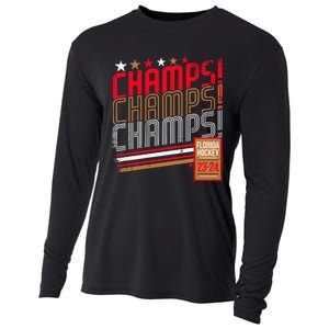 Retro Champs Florida Hockey 2024 Cooling Performance Long Sleeve Crew