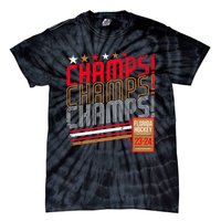 Retro Champs Florida Hockey 2024 Tie-Dye T-Shirt