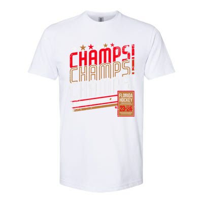 Retro Champs Florida Hockey 2024 Softstyle® CVC T-Shirt