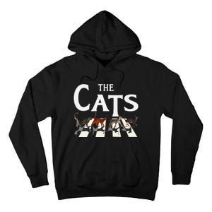 Rockin Cat Funny Music Lover Design Tall Hoodie