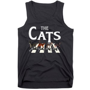 Rockin Cat Funny Music Lover Design Tank Top