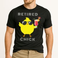 Retired Chick Funny Retirement Party Cooling Performance Crew T-Shirt