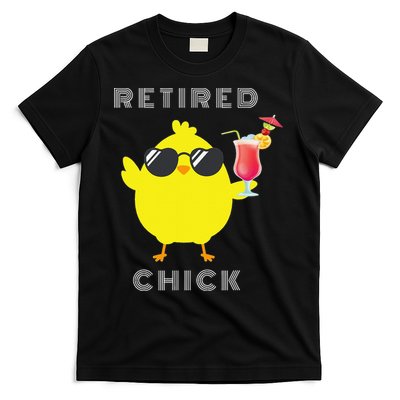 Retired Chick Funny Retirement Party T-Shirt
