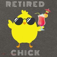 Retired Chick Funny Retirement Party Cotton Canvas Backpack