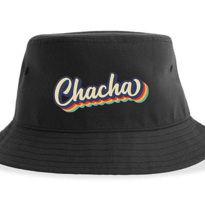 Retro Chacha FatherS Day Sustainable Bucket Hat