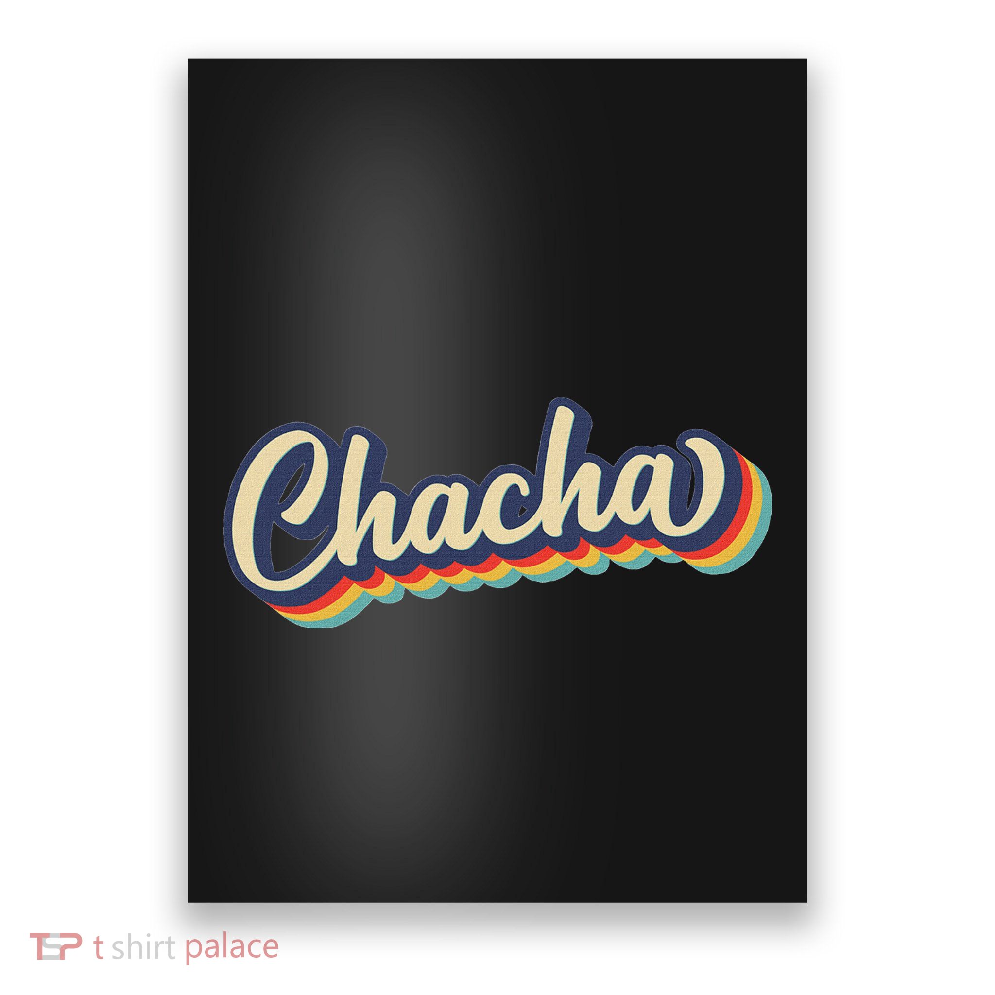 Retro Chacha FatherS Day Poster