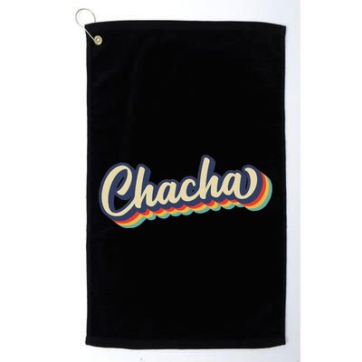 Retro Chacha FatherS Day Golf Towel