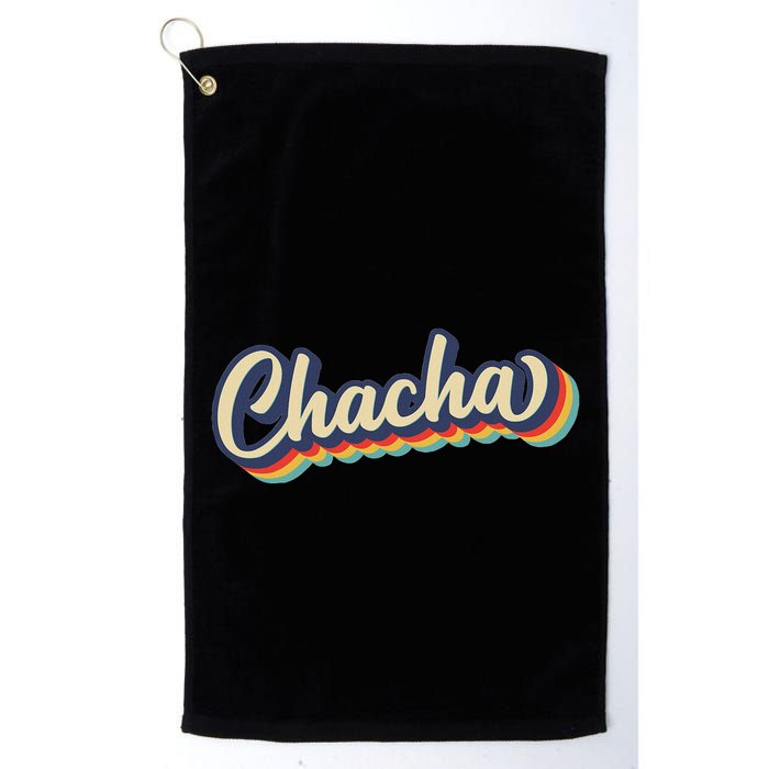 Retro Chacha FatherS Day Golf Towel