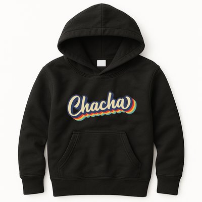 Retro Chacha FatherS Day Kids Hoodie