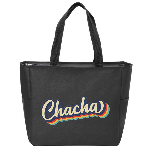 Retro Chacha FatherS Day Zip Tote Bag